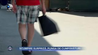 Scumpire surpriză - punga de cumpărături