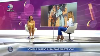 Ionela Guzic a salvat șapte cai