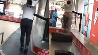 Imagini inedite &icirc;n Aeroportul Otopeni. Banda de bagaje a fost transformată &icirc;n bandă de alergare ca să funcționeze