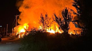 Incendiu la groapa de gunoi din Baia Sprie