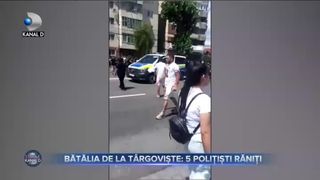 Bătălia de la T&acirc;rgoviște - 5 polițiști răniți