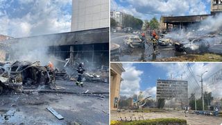   Rusia a atacat o clădire de birouri civile din Ucraina