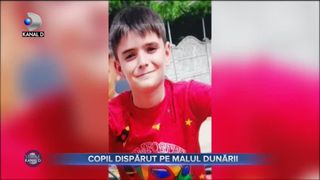 Copil dispărut pe malul Dunării