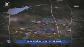 Turist străin, ucis de trăsnet