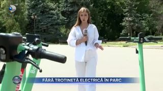 Fără trotinetă electrică &icirc;n parc