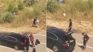 VIDEO - Gest scandalos al unor turiști din Mamaia! "Sunt şi ei exact ce au aruncat"