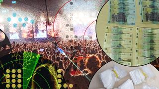 FOTO | Un traficant de droguri a fost prins în flagrant la Electric Castle. Încerca să vândă pliculețe cu substanțe interzise