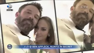 J Lo și Ben Affleck, nuntă &icirc;n secret
