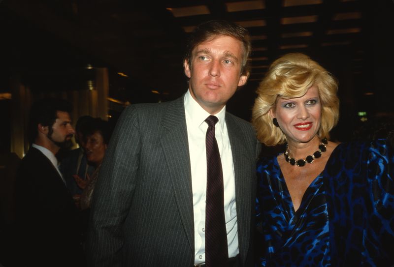 Donald si Ivana Trump.