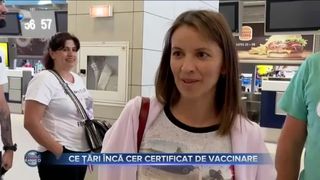 Ce țări &icirc;ncă cer certificat de vaccinare