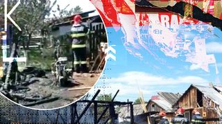 VIDEO - Un copil de 2 ani din județul Suceava a murit carbonizat &icirc;ntr-un incendiu care a cuprins o bucătărie de vară