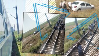 VIDEO - Un tren a rămas în câmp trei ore la Târgu Jiu. Zeci de călători au fost ținuți în căldura infernală