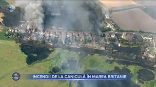 Incendii de caniculă în Marea Britanie