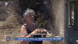 Europa ia foc la temperaturi record