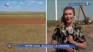 Petre Daea, irigațiile la control