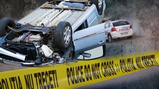 VIDEO: Accident înfiorător în Buzău. Un băiat de 15 ani s-a răsturnat cu mașina și a ucis o adolescentă de aceeași vârstă