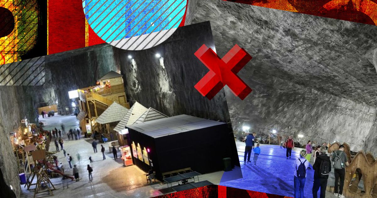 VIDEO | Mai mulți turiști au rămas blocați în Salina Praid. Tunelul de ...