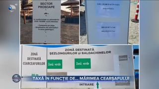 Taxă &icirc;n funcție de...mărimea cearșafului