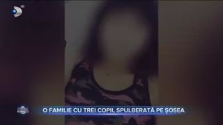 O familie cu trei copii, spulberată pe șosea