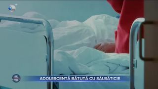 Adolescentă bătută cu sălbăticie