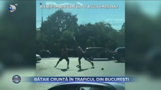 Bătaie cruntă &icirc;n traficul din București