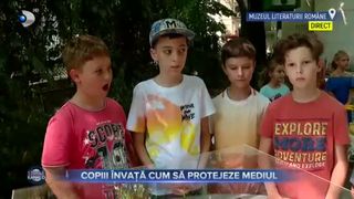 Copiii &icirc;nvață cum să protejeze mediul