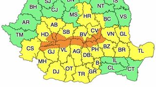 Avertizare ANM pentru mai bine de jumătate de țară! Cod portocaliu și galben de ploi torențiale, vijelii și caniculă