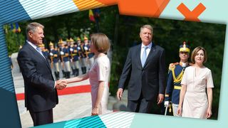 Maia Sandu, vizită în România. Conferință de presă comună cu Klaus Iohannis la Cotroceni