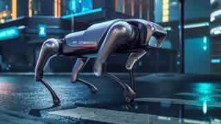 VIDEO - Câinele-robot a ajuns în premieră România. Unde poate fi văzut