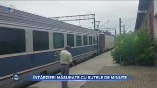 &Icirc;ntărzieri măsurate cu sutele de minute