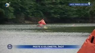 Peste 6 kilometri, înot