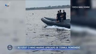 Au găsit o mină marină aproape de țărmul rom&acirc;nesc
