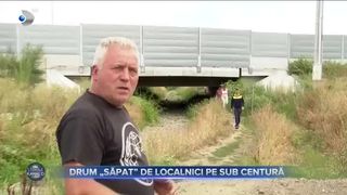 Drum &rdquo;săpat&rdquo; de localnici pe sub centură