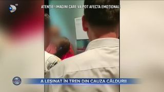 A leșinat &icirc;n tren din cauza căldurii