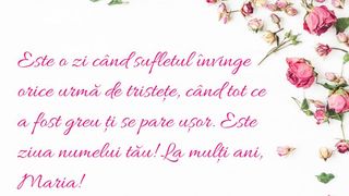 Mesaje, urări şi felicitări pentru Sf. Maria