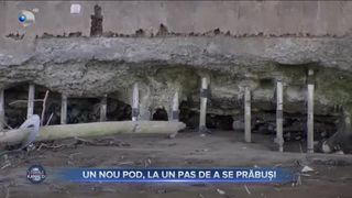 Un nou pod, la un pas de a se prăbuși