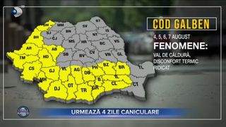 Urmează 4 zile caniculare