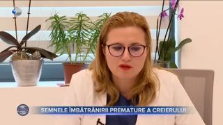Semnele &icirc;mbătr&acirc;nii premature a creierului