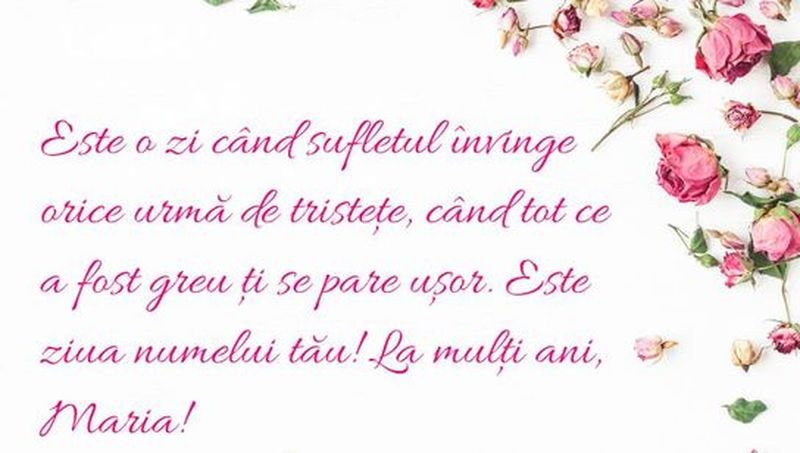 Urări de Sf. Maria 2022