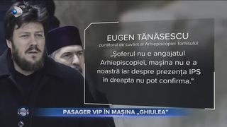 Pasager VIP &icirc;n mașina &rdquo;ghiulea&rdquo;