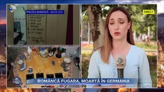Rom&acirc;ncă fugară, moartă &icirc;n Germania