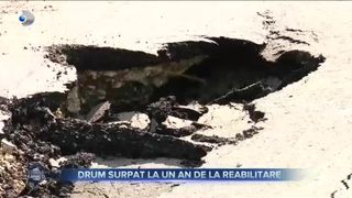 Drum surpat la un an de la reabilitare