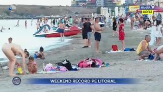 Weekend record pe litoral
