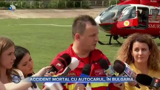 Accident cu 35 de persoane - 3 rom&acirc;ni morți