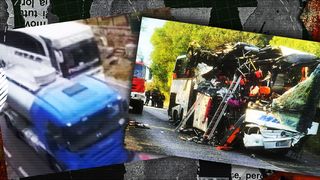 VIDEO | Autocarul morții, filmat în timp ce gonea