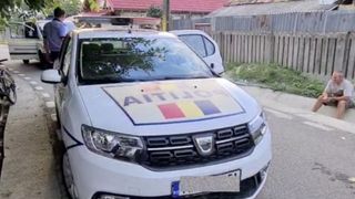 VIDEO - Un polițist din Maramureș s-a ales cu răni grave după ce a fost lovit cu bolovani în  cap