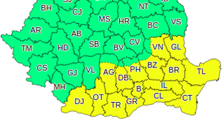 Cod galben de caniculă 9 august 2022