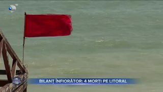 Bilanț &icirc;nfiorător - 4 morți pe litoral