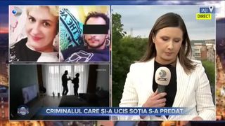 Criminalul care și-a ucis soția s-a predat