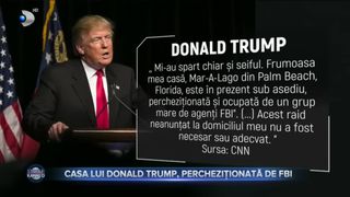 Casa lui Donald Trump, percheziționată de FBI